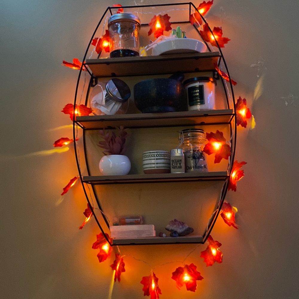 Fall Leaf String Lights